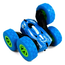 Carrito De Control Remoto 4X4 Con Giro De 360º Y Pirueta. Color Azul. Rápido Y Conectable. Juguete De Carrera