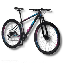 29-Inch Wheel Aluminum Frame 24-Speed Front Suspension Disc Brake Mountain Bike X32 - Black+Pink