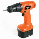 Professional 21V Impact Drill Driver With 2 Batteries And Case Tb21Px The Black Tools