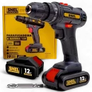 Professional 21V Impact Drill Driver With 2 Batteries And Case Tb21Px The Black Tools