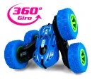 Carrito De Control Remoto 4X4 Con Giro De 360º Y Pirueta. Color Azul. Rápido Y Conectable. Juguete De Carrera