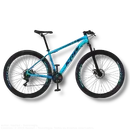 29-Inch Wheel Aluminum Frame 24-Speed Front Suspension Disc Brake Mountain Bike X32 - Blue+Black