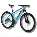 29-Inch Wheel Aluminum Frame 24-Speed Front Suspension Disc Brake Mountain Bike X32 - Blue+Black
