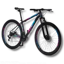 29-Inch Wheel Aluminum Frame 24-Speed Front Suspension Disc Brake Mountain Bike X32 - Black+Pink
