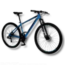 29-Inch Wheel Aluminum 24-Speed Disc Brake Front Suspension Mountain Bike Kr1 - Blue+Black