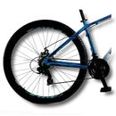 29-Inch Wheel Aluminum 24-Speed Disc Brake Front Suspension Mountain Bike Kr1 - Blue+Black