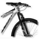 29-Inch Wheel Aluminum 24-Speed Disc Brake Front Suspension Mountain Bike Kr1 - White+Black