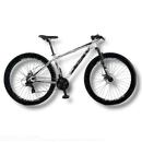 29-Inch Wheel Aluminum 24-Speed Disc Brake Front Suspension Mountain Bike Kr1 - White+Black