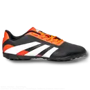 Adidas Predator Artilheira 24 Unisex Soccer Cleats - Black+Orange Size 42