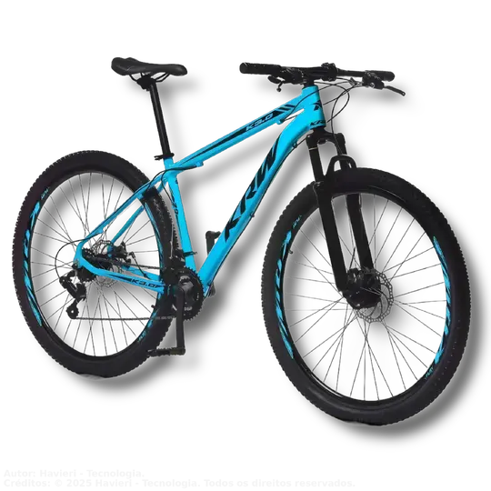 29-Inch Wheel Aluminum Frame 24-Speed Front Suspension Disc Brake Mountain Bike X32 - Blue+Black