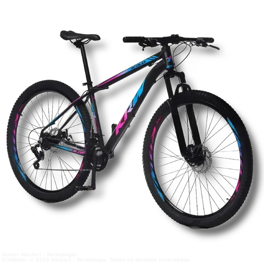 29-Inch Wheel Aluminum Frame 24-Speed Front Suspension Disc Brake Mountain Bike X32 - Black+Pink