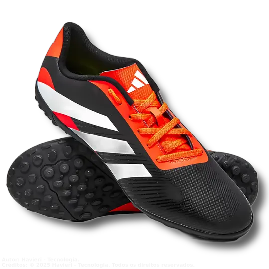 Adidas Predator Artilheira 24 Unisex Soccer Cleats - Black+Orange Nr-36